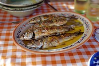 Stuminous sprat fillets in olive oil herring sardine cutlery.