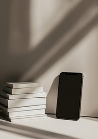 A phone mockup book electronics publication.