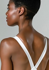 African american women in back in white shoulder woman person.