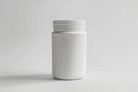 Protein jar mockup porcelain beverage pottery.