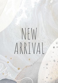 New arrival poster template and design