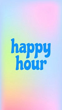 Happy hour Instagram story template