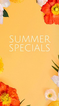 Summer specials Instagram story template
