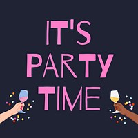 Party time Instagram post template
