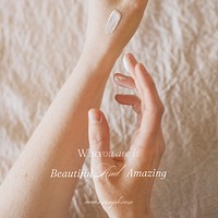 Beauty product Instagram post template  