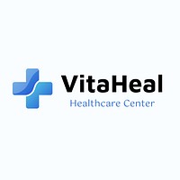 Healthcare center logo template  