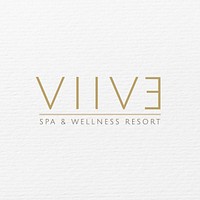 Spa & wellness resort logo template