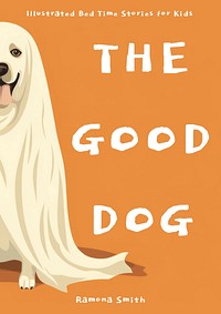 Dog book cover template