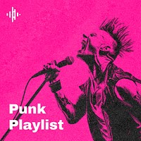 Punk playlist Instagram pot template