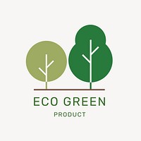 Eco business  logo line art 