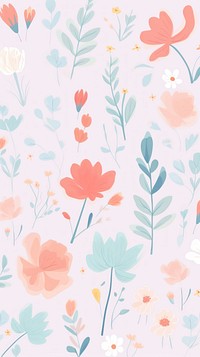 Blooming flowers graphics pattern blossom.