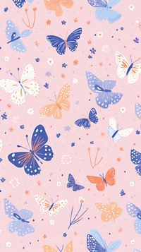 Pattern butterfly paper applique.
