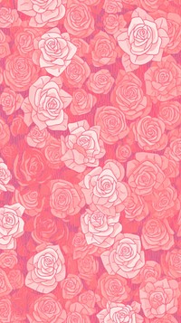 Pattern rose graphics blossom flower.