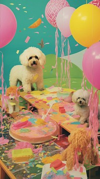 Party dog furniture balloon.