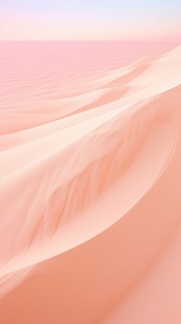 Pink beige aesthetic wallpaper sand outdoors desert.