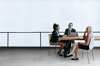 Business people discussing in a meeting room