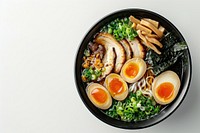 Delicious ramen with savory toppings.