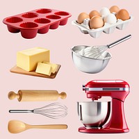 Baking essential design element set