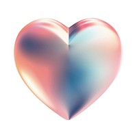 Gradient heart-shaped illustration
