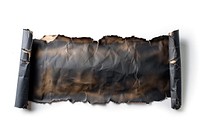 Burnt parchment paper scroll