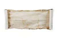 Aged parchment scroll paper