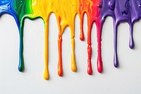 Colorful paint drips canvas