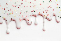 Colorful drips with sprinkles