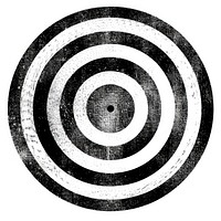 Vintage target concentric circles