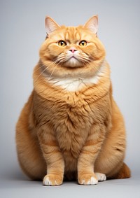 Adorable ginger cat portrait