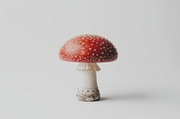Red mushroom with white spots