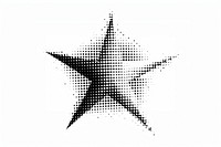 Halftone star abstract design