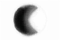 Abstract halftone circle gradient