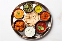 Authentic Indian Thali Platter