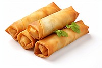 Crispy golden spring rolls delicious