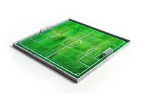 Miniature soccer field model