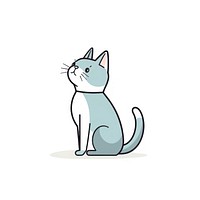 Cute cartoon cat illustration