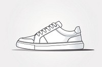 White shoes template clothing footwear apparel.