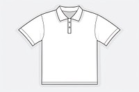 White polo shirt template clothing apparel accessories.