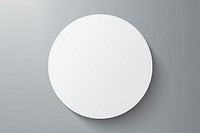 Minimalist round white circle design