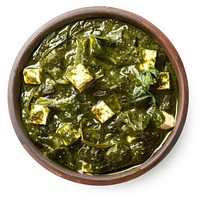 Delicious Indian spinach paneer curry
