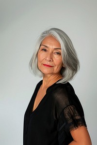 Elegant mature woman portrait