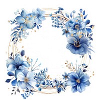 Elegant floral wreath illustration