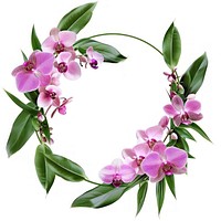 Elegant floral wreath design