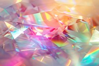 Vibrant abstract crystal light