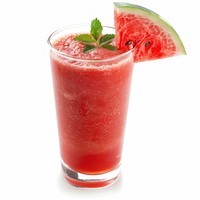 Refreshing watermelon juice with mint