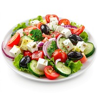 Fresh Greek salad with vegetables