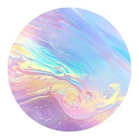 Colorful abstract circular gradient