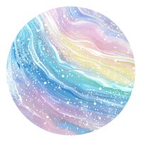 Colorful abstract cosmic swirl