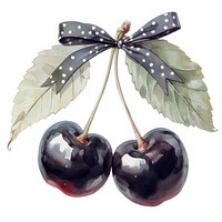 Black coquette a pair of cherries cherry accessories accessory.