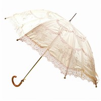 Elegant lace parasol umbrella